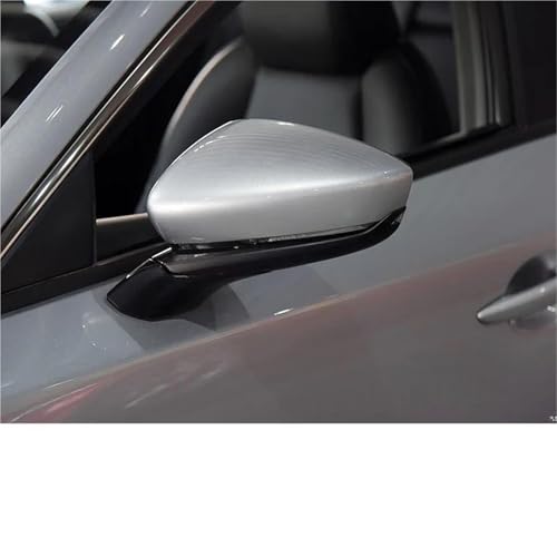 車のバックミラーアセンブリ に適合するマツダ3 に適合するアクセラ 2020 2021 2022 2023 2024用 ドアミラー一式 リアビュー サイドミラーアセンブリ カメラなし 車用 ドア サイドミラー 左右(銀,8ワイヤー左)