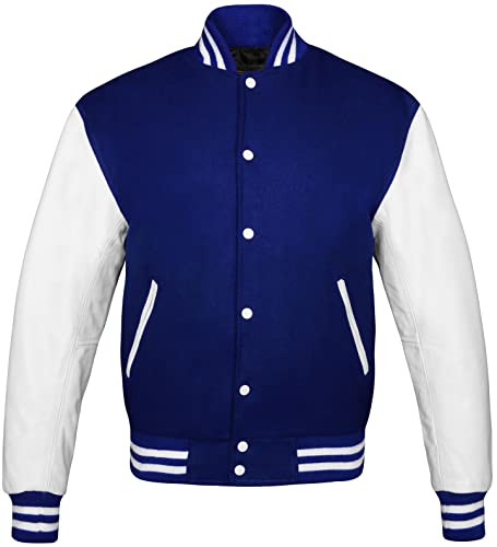 Image of Brutul Bee Original Leather Varsity Letterman Jackets Wool & Leather Original American Style Varsity Jackets