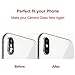Afeax 2 Pcs OEM Back Rear Camera Lens Replacement Part for iPhone X with Repairing Tool
