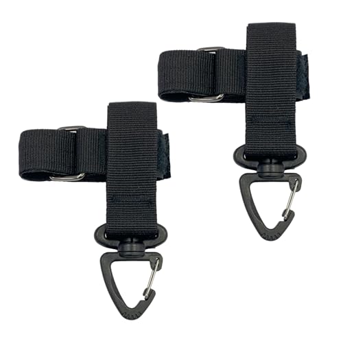 SHERY Tactical Gear Clip Belt Key Clip Backpack Hold Accessories Battle Belt Clip Duty Belt Black