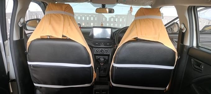 Image of Car Seat Towel Cover, Universal Size 76x152 cm, Soft and Comfortable Seat Protector for All Cars, Single Pack of 1 (1, Mango car, 30x60inc)
