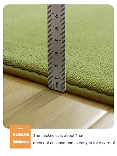 Tapis doux de qualité supérieure à poils longs antidérapant rouge