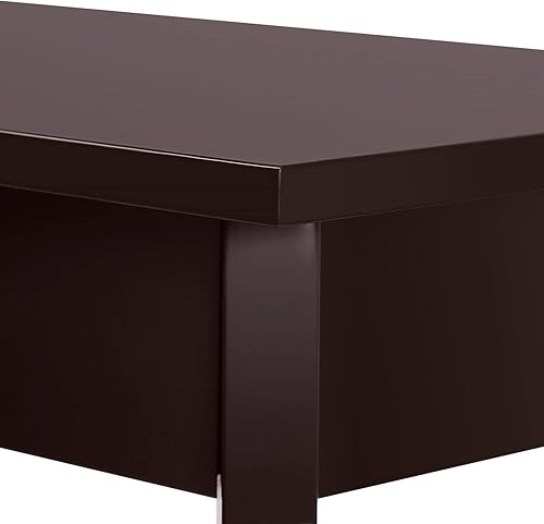 Miniatura 5 de ChooChoo Mesa de consola estrecha, mesa de sofá de acento elegante, mesa de entrada, espresso