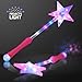 FlashingBlinkyLights Pink Super Star Princess LED Light Up Magic Wand for Kids