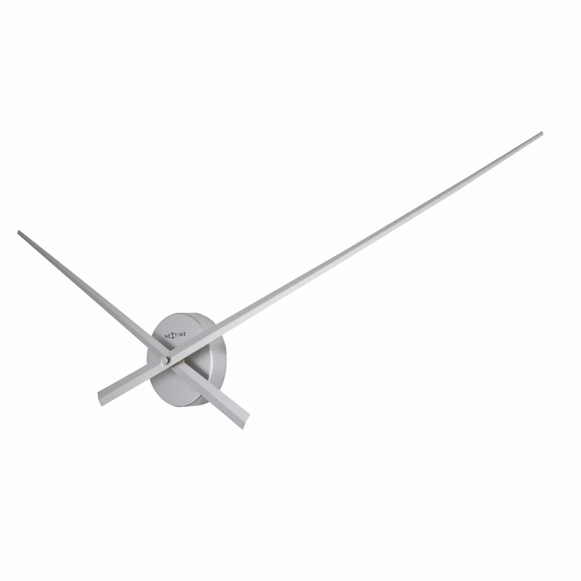 Unity Extra Große Wanduhr Tejo – 38 Cm, Silber, Leises Uhrwerk, Mit AA-Batterie