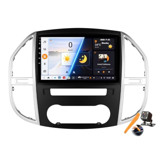 Autoradio GPS Navigation Vito W447 Lecteur Multimédia Android 15.0 10''