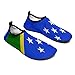 Calculay Solomon Islands Flag Water Shoes, Beach Shoes for Men and Women, Swimming Pool Yoga, Surfing Sneakers