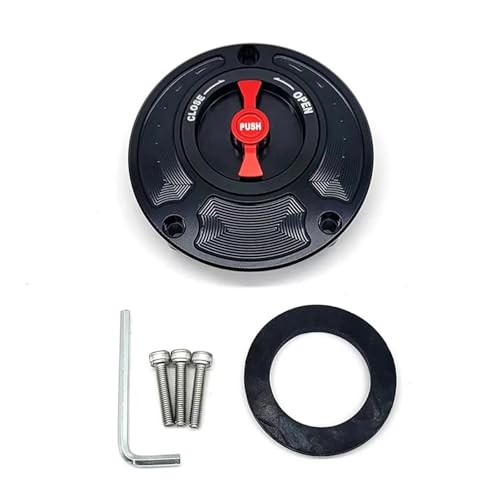 }n FZ6 FZ1 Fazer Fz6r FZ8 FZ16 CNC RKX^NLbvJo[ A~L[X I[goCANZT[ SNΉ(Black Red)