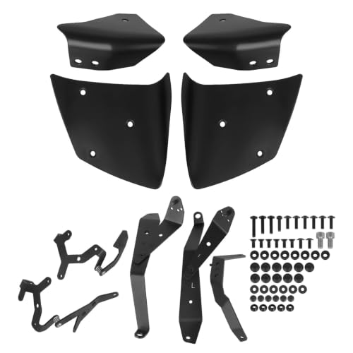 Déflecteur de vent pour BMW R1300GS 2023-2026, kit spoiler inférieur noir