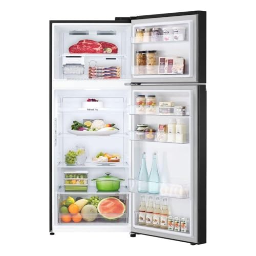 Geladeira LG Inverter Top Freezer 395L Black GN-B392PXG – 127V