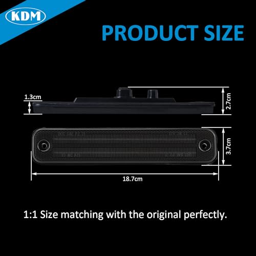 KDM Front & Rear LED Bumper Side Marker Light for Hummer H2 2003-2009 by KDM - Used condition - Image 7