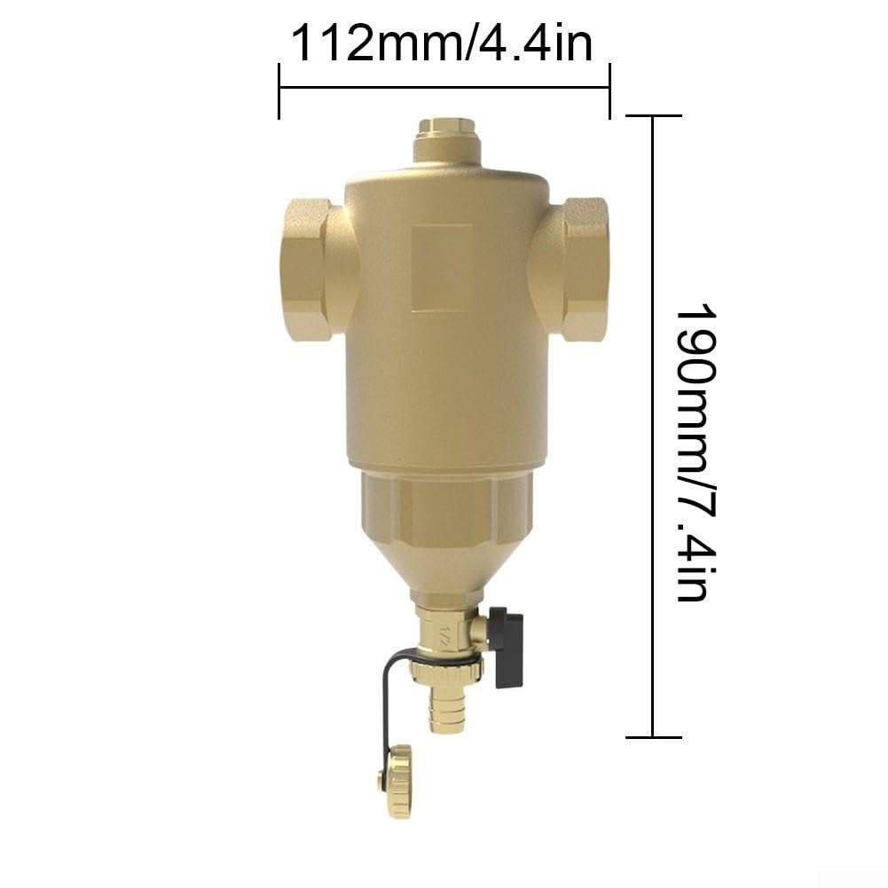 Filtro magnético de latón para caldera DN25 de 1 pulgada