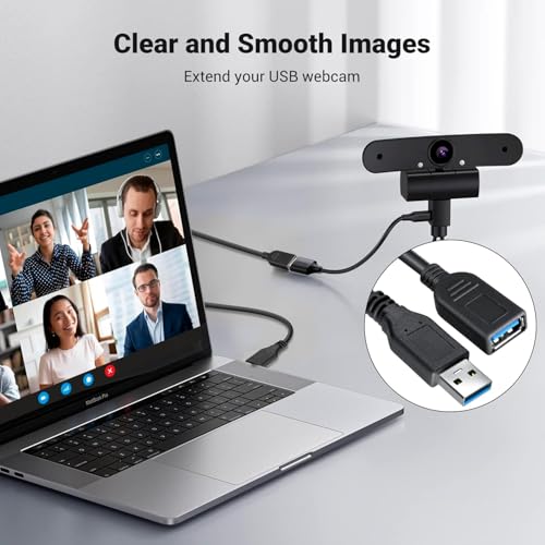 Image of USB 3.0 Extension Cable - High Speed Data Transfer up to 5Gbps, Male to Female Extension Cord for PC, Laptop, Printer, Hard Drive, Keyboard & More (USB CABLE 3M)