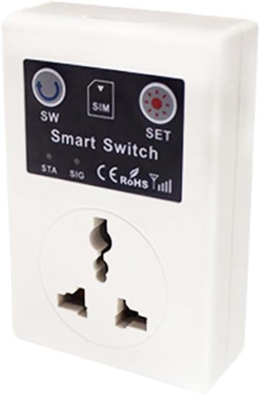 GSM Power Socket Intelligent Relay Switch Smart Remote Control Home Automation Appliance By Phone Call SMS APP UK Plug