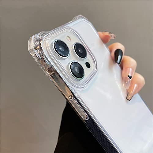 Coque acrylique iPhone 14 Pro Max antichoc noire pour protection mobile