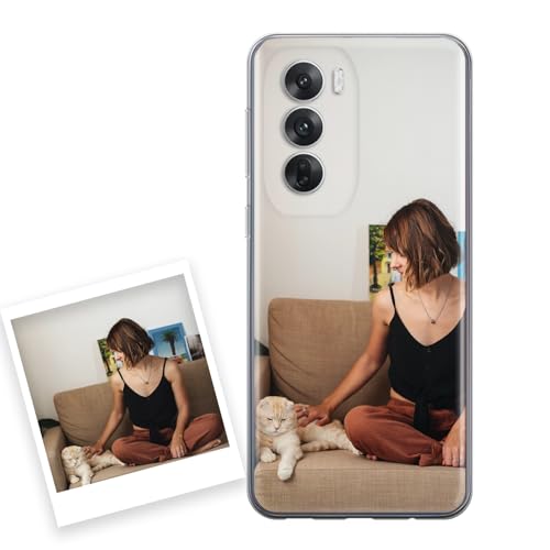 Pevita Funda para OPPO Reno 12 Pro 5G Personalizada con Foto o Imagen | Funda Personalizable para OPPO Reno 12 Pro 5G