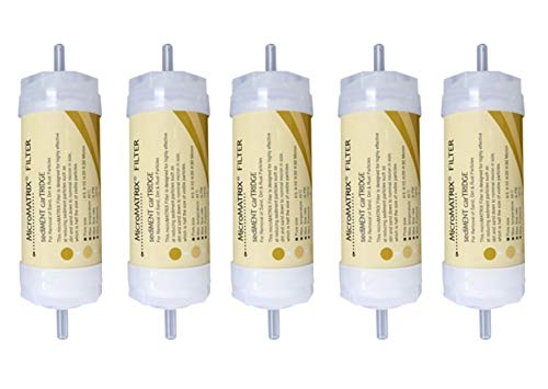 5pc Bidet Water Filter Replacement Set Fitting Type 1/4