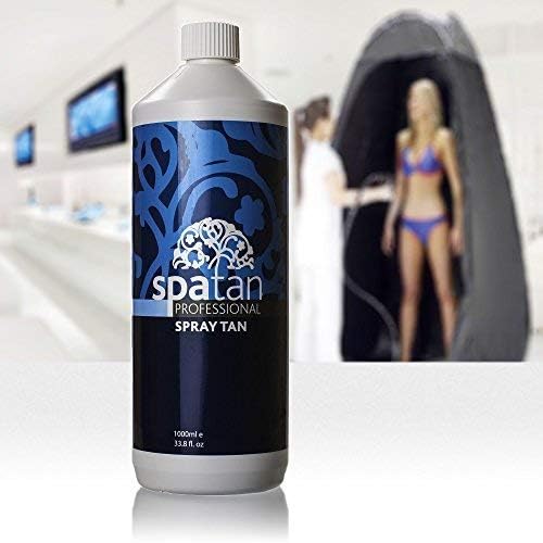 Spatan Spray Tan Solution, 1 Litre; Natural Shade; Fragrance-Free with Organic DHA; Alcohol - Image 4