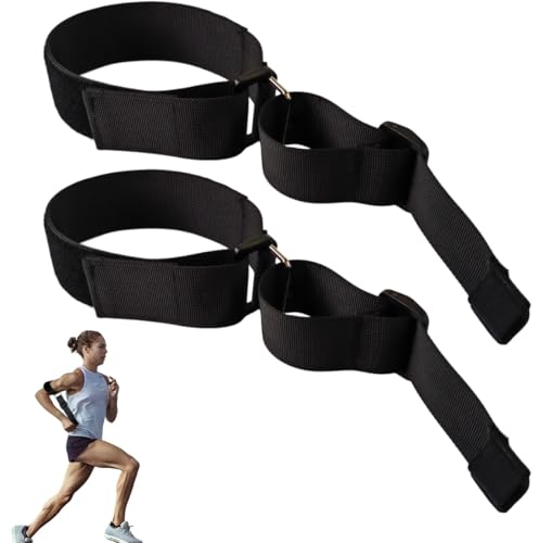 Ajqxh Arm Swing Trainer, 90 Degree Running Form Aid for Speed & Agility Training, Adjustable Strap to Improve Endurance, Prevent Arm Crossing in All Sports, Help Athletes Run Faster
