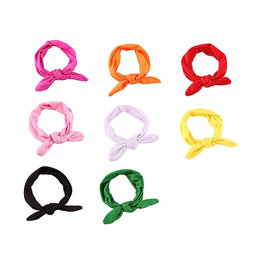 Asakkura 8 Pçs Acessórios De Cabelo Infantil Scrunchies Para Meninas Faixa De Cabelo De Bebê Faixa D