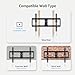 MOUNTUP UL Listed TV Wall Mount, Tilting TV Mount Bracket for Most 37-75 Inch Flat Screen/Curved TV Low Profile Wall Mount Saving Space Max VESA 600x400mm Hold up to 99 lbs Fit 16