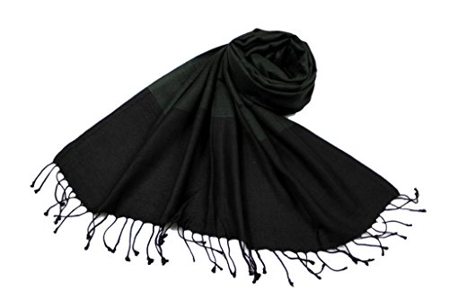 Étole viscose unie SHANKARA N9 aspect soie sauvage pour femme