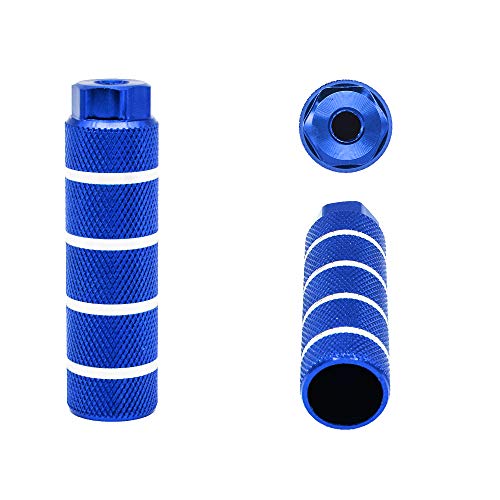 Nostify 2Pc 3/8 Inch - 26 Teeth Aluminum Alloy Bike Pegs - Blue #TOP3