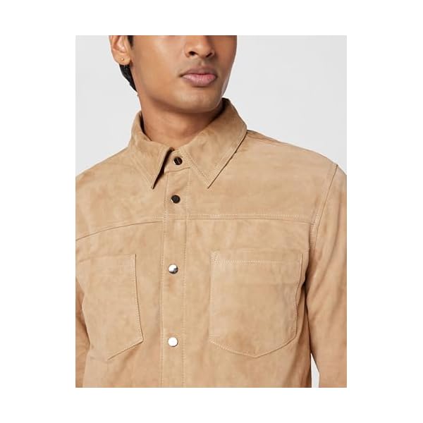 [BLANKNYC] Mens Luxury Clothing Suede Shirt Jacket, Comfortable & Stylish Shacket - Image 7