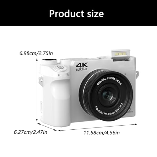 Cámara 4K UHD de modo múltiples para creadores con control de teléfono 3