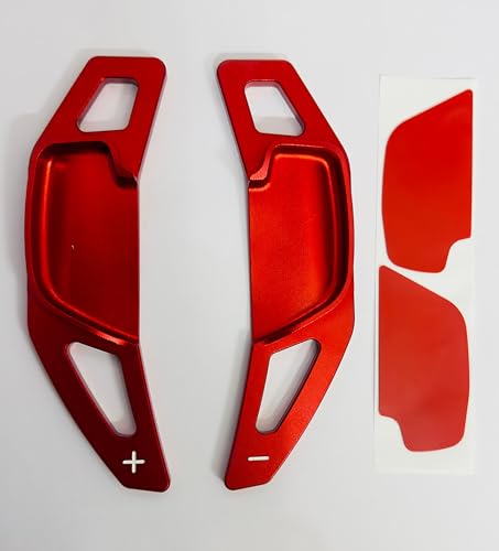 Image of AUTO MT RED CNC Metal Paddle Shifter 2018-2025 Car Paddle Shifter for Toyota Fortuner Camry Hycross Innova Corolla Altis Interior Styling Parts Paddlle Shiifter 2PC