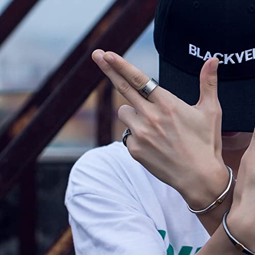 CRYPIN Anello in Acciaio al Titanio personalità