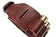 VlaMiTex Patronengürtel Echt-Leder Braun/Schwarz 12 kal (Taille 103-123 - J7L)