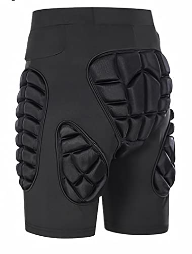 Jellybro Padded Compression Shorts EVA Protective Gear Protection Hip Butt Pad for Skiing Snowboarding Skating (M)