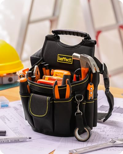 Baffect Electrician's Tool Pouch, 20 Pockets