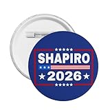 Josh-Shapiro 2026 pins Shapiro For Pennsylvania Governor Democrat Vote Pin Buttons Badges 1 Pcs