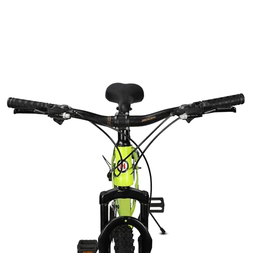 Image of Hero hustle cycle, 29 inch tire size with steel frame, 21 speed gear with disc brake and front suspension, Yellow, 1