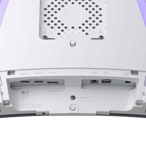 Image of LG 34GS95QE 34-inch Ultragear OLED Curved Gaming Monitor WQHD 1440p 800R 240Hz 0.03ms AMD FreeSync Premium Pro NVIDIA G-Sync HDMI 2.1 DisplayPort Tilt /Height /Swivel Stand White