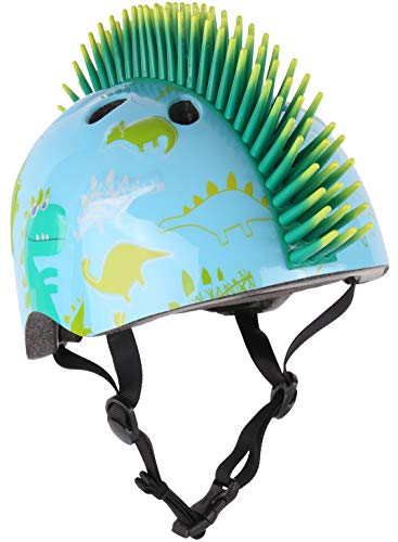 CredHedz Jr. Dinosaur Kids Bike Helmet & Kids Skateboard Helmet | Unique Boys Bike and Girls Bike Safety Helmet, Shock Absorbent EPS Inner Shell, One Size Fits All, for Ages 5+
