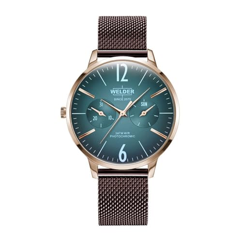 WELDER Montre Automatique analogique et numérique pour Femme avec Bracelet S0376000, Multicolore, Bracelet