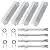 Grill Replacement for Nexgrill 4 Burner - Grill Parts for 720-0830H, 720-0830D, 720-0783E, 720-0830A Gas Grill, Grill Burner, Heat Plates Ignitors Kit,4 Packs