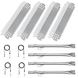 Grimate Grill Replacement for Nexgrill 4 Burner - Grill Parts for 720-0830H, 720-0830D, 720-0783E, 720-0830A Gas Grill, Grill Burner, Heat Plates Ignitors Kit,4 Packs