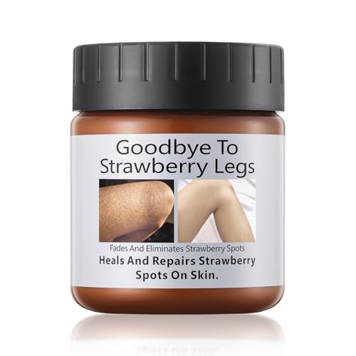 AOPEIBOTO Strawberry Legs Treatment, Skin Smoothing Cream for Chicken Skin Treatment, Fades And Eliminates Strawberry Spots, Exfoliating, Moisturizing, 4.21fl.oz/120g