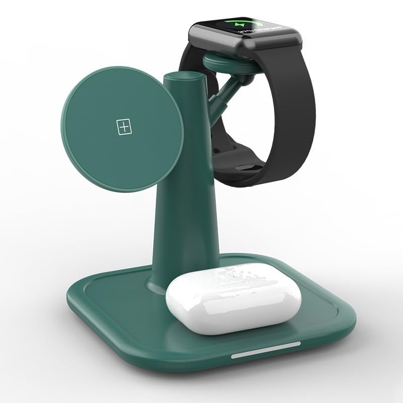 Chargeur sans fil magnétique 3 en 1 pour recharger votre iPhone sur le bureau