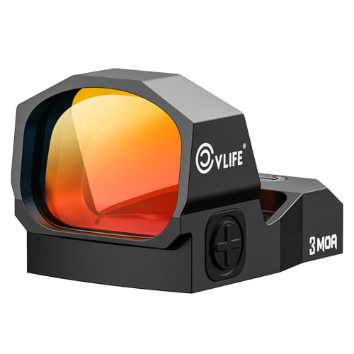 CVLIFE WolfCovert Full-Sized Optic, Motion Awake Red Dot Sight for RMR Cut Footprint, 28mm Large...