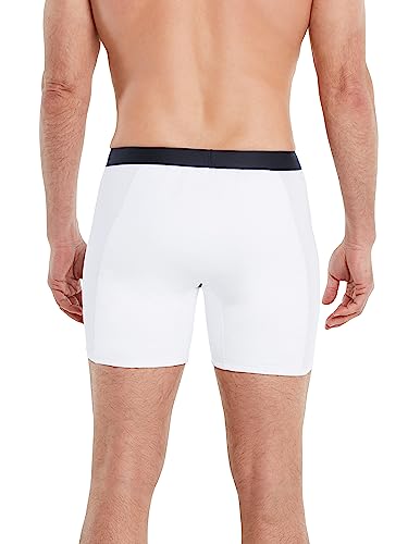 FINN Boxer Anti-Transpiration Homme - Protection Contre Les Taches de Sueur et Les Odeurs de Transpiration - Caleçon Contre la Forte Transpiration des Fesses Blanc XL