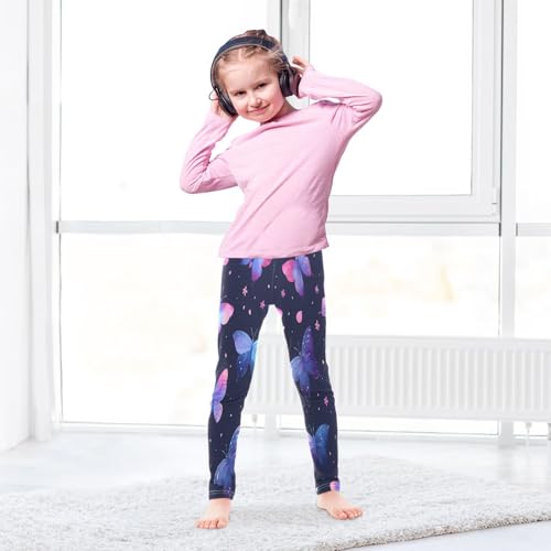 Toddler Girls Leggings Printed Yoga Pants Leggings Blue Pink Butterfly for Kids4