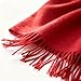 CLeemuziN Large Fashion Scarf Wraps for Women Ladies Soft Warm Winter Solid Shawl Scarves Plus Spring Wraps Scarf 30x75in