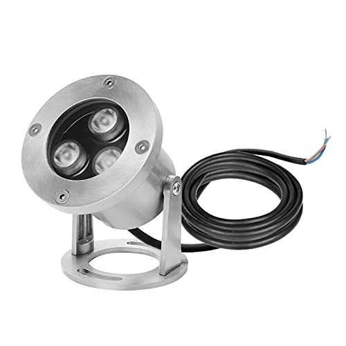Atcd 9W Led Underwater Lights, Operates At 12Vdc, Warm White 2700K Soft Lighting, Ip68 Waterproof, Suitable For Ponds, Waterfalls, Patio, Back Yard Lights, Landscape Lighting #TOP4