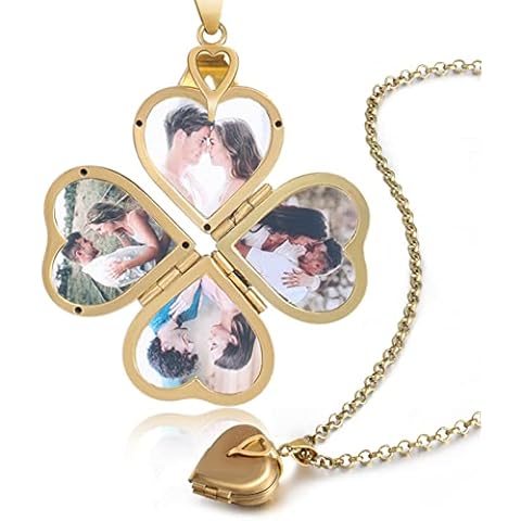 Nobelook Personalized Love Heart Locket Necklace Cover