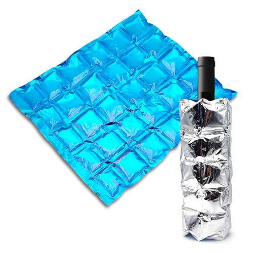 Leddy Living Tappetino Refrigerante Flessibile a 30 Celle - Accumulatore di Ghiaccio Riutilizzabile per Borse Termiche, Bottiglie e Impacchi - Facile da Lavare, Mantiene Il Freddo a Lungo